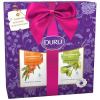 Подарочный набор DURU (гель для душа 2 шт + мочалка)