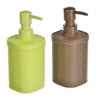 Дозатор для жидкого мыла «Ротанг» пластик, 463-983 (Фото 1)