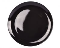 Тарелка 210 мм черная (керамика) ДС_07834