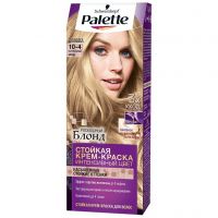 Краска для волос «Palette» №10-4, Натуральный блонд