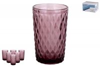 Набор стаканов «Гвент фиолетовый» 350 мл, 6 шт, 154773