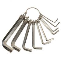 Набор ключей имбусовых 10 шт никелированных (1,5-10 мм), Политех 2573010