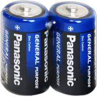 Батарейка PANASONIC R20, 2 шт