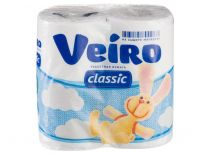 Туалетная бумага Vеiro Classic 2-хсл. уп4