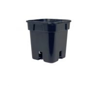 Горшок 1л (11*11*11см) квадрат пластик
