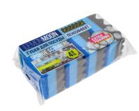 Губка для посуды 3сл пеноэффект 4шт