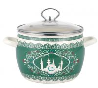 Кастрюля эмаль 5,3л «Баракат»