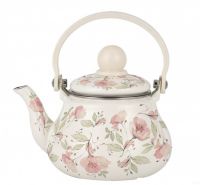 Чайник эмаль. 2,2л «Цветочный уют»
