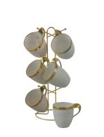 Набор кружек 6пр на подставке