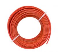 Леска для триммера 2,4мм*15м круг с жилой