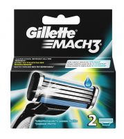 Сменные кассеты для бритья Gillette Mach 3, 2 шт