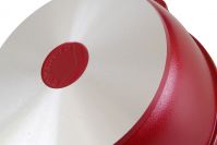 Кастрюля линий «Модерн» 6 л с декоративным покрытием, цвет: бордовый, Kukmara к63б (Фото 2)